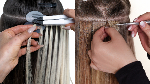 Tape-In vs Keratin Bond Extensions